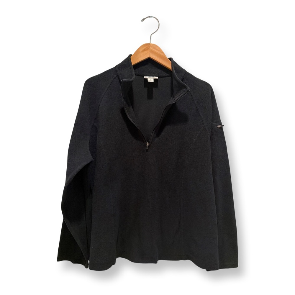 L.L. Bean | Black Quarter-Zip Fleece